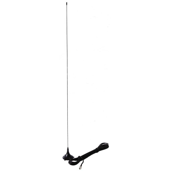 EX-211-S - ANTENA PARA WALKIE VHF CON BASE MAGNÉTICA. 1/4 DE ONDA.