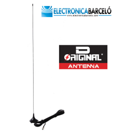 EX-211-S - ANTENA PARA WALKIE VHF CON BASE MAGNÉTICA. 1/4 DE ONDA.