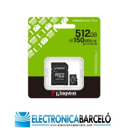 KINGSTON MICRO SD 512 GB CL10 SDCS2/512GB 1A