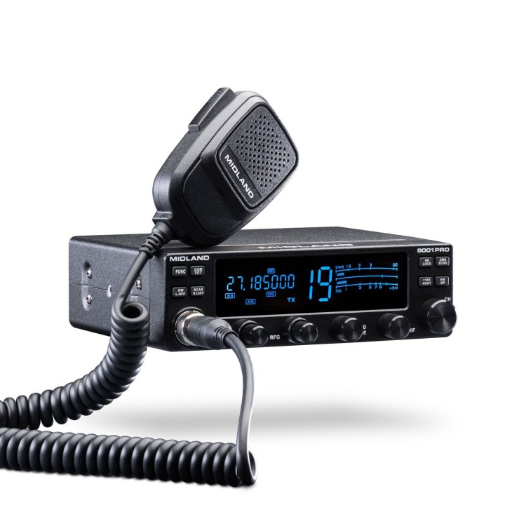 MIDLAND 8001 PRO - Transceptor SSB móvil para Banda Ciudadana en 27 MHz 