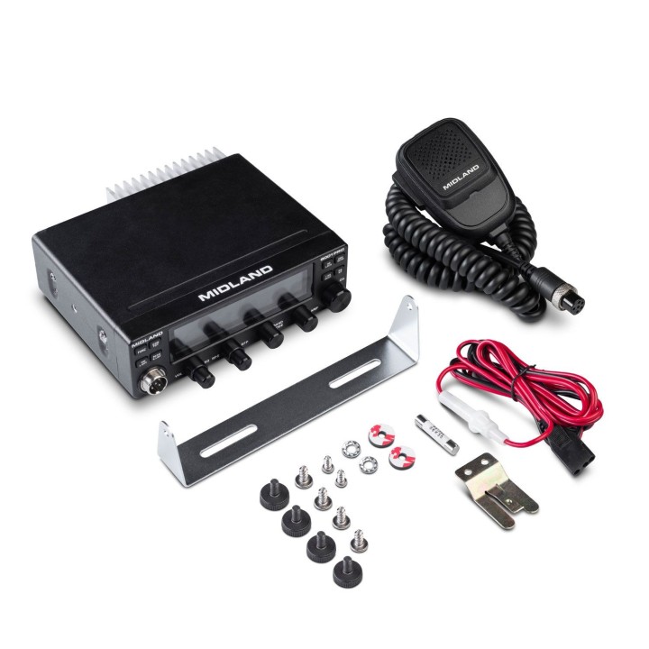 MIDLAND 8001 PRO - Transceptor SSB móvil para Banda Ciudadana en 27 MHz 