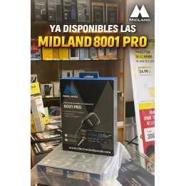 MIDLAND 8001 PRO - Transceptor SSB móvil para Banda Ciudadana en 27 MHz 
