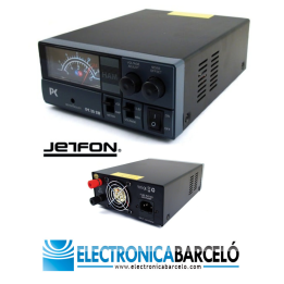 Fuente de alimentación JETFON PC-30SWM   20/30 Amp