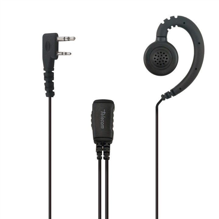 Micro-auricular para KENWOOD, TEAM y HYT.