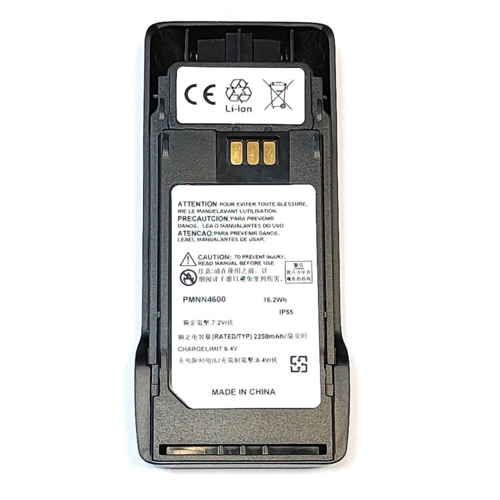 PMNN4600A Batería Li-ion 2250mAh + clip para Motorola R2