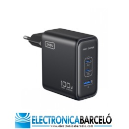 INIU CARGADOR LEOPARD 100W 2USB-C+ 1USB-A