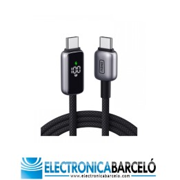 INIU CABLE DIGITAL DISPLAY LEOPARD USBC-USBC 100W