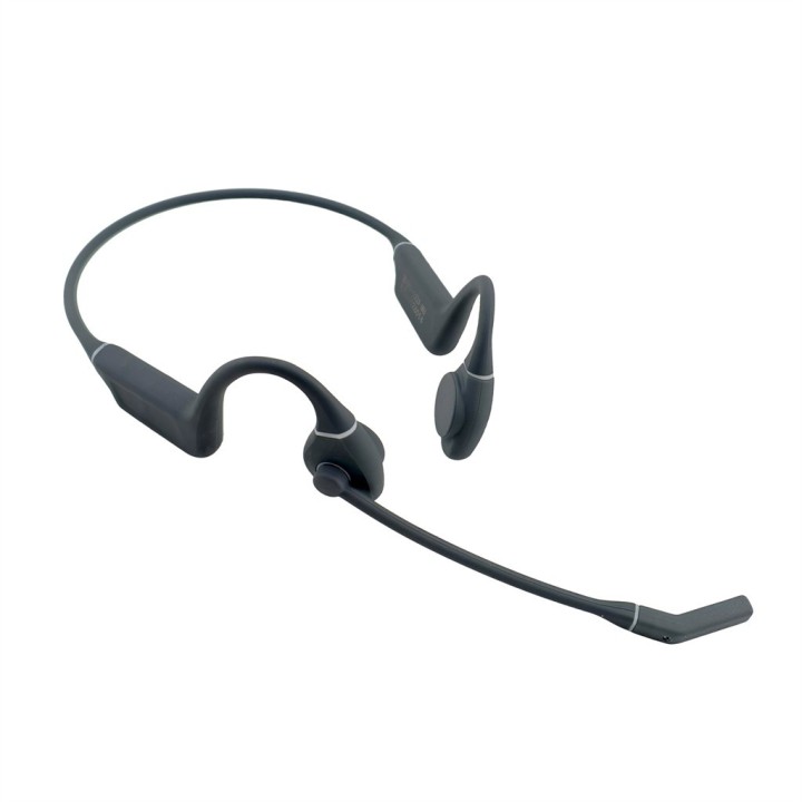 Auriculares Bluetooth PTT tipo diadema de nuca con conducción ósea y audio mixto dual