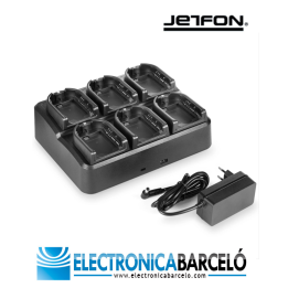 Jetfon MULTI-CLPe Cargador múltiple 6 posiciones para Motorola CLPe