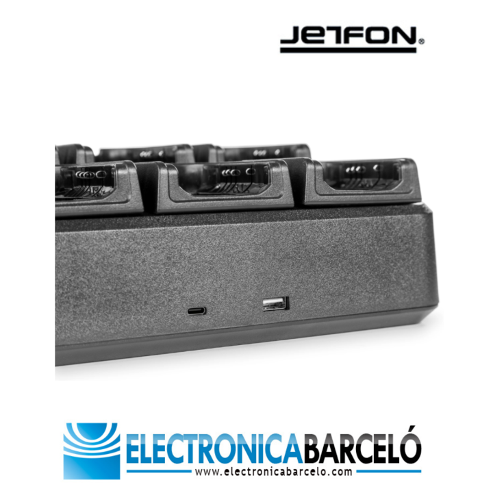 Jetfon MULTI-CLPe Cargador múltiple 6 posiciones para Motorola CLPe
