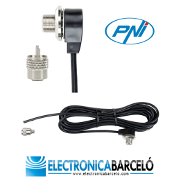 PNI T601 Soporte de antena roscada PL con cable 