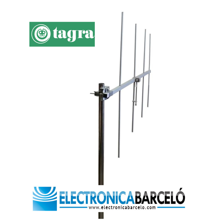 DVC-4B - Antena directiva 4 elementos VHF 148-160 MHz.