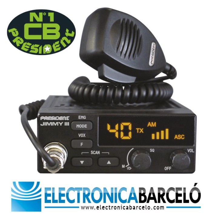PACK PRESIDENT Emisora JIMMY III + antena móvil IOWA S