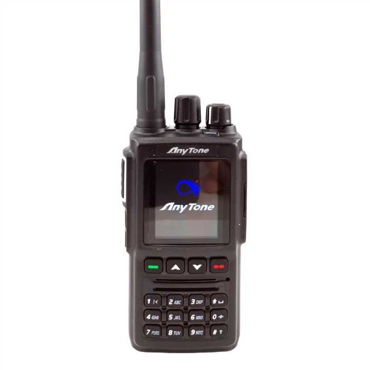 ANYTONE AT-D168-UV PRO Walkie analógico / digital DMR para radioaficionados 144 / 430 MHz. Con GPS incorporado.