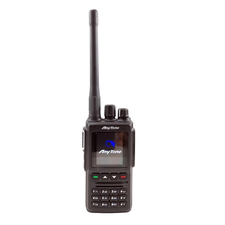 ANYTONE AT-D168-UV PRO Walkie analógico / digital DMR para radioaficionados 144 / 430 MHz. Con GPS incorporado.