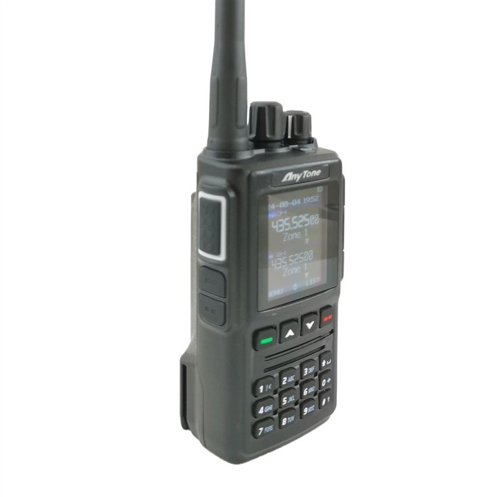 ANYTONE AT-D168-UV PRO Walkie analógico / digital DMR para radioaficionados 144 / 430 MHz. Con GPS incorporado.