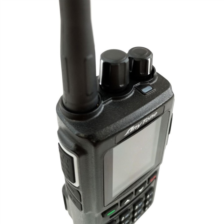 ANYTONE AT-D168-UV PRO Walkie analógico / digital DMR para radioaficionados 144 / 430 MHz. Con GPS incorporado.