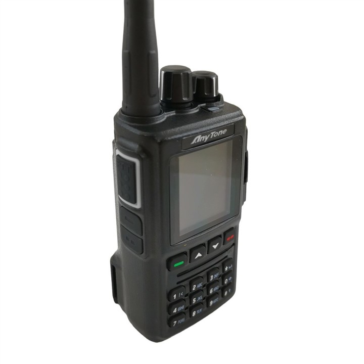 ANYTONE AT-D168-UV PRO Walkie analógico / digital DMR para radioaficionados 144 / 430 MHz. Con GPS incorporado.