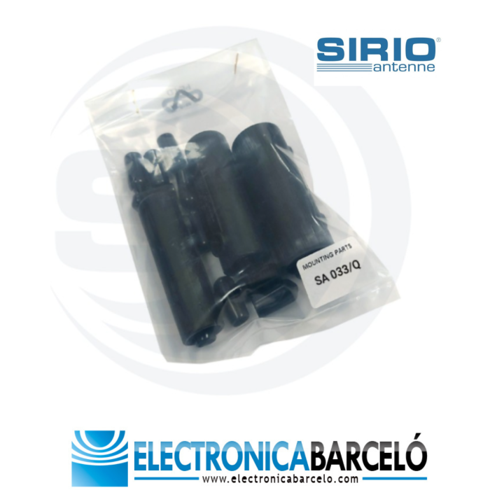 SIRIO SA033/Q Juego gomas protección unión  GPE27 y GPS27