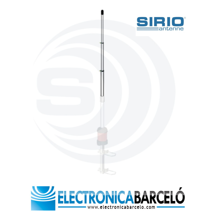 SIRIO GT-GAIN MASTER 5/8 Grupo de 3 tramos telescópicos en fibra de vidrio GAIN MASTER 5/8.