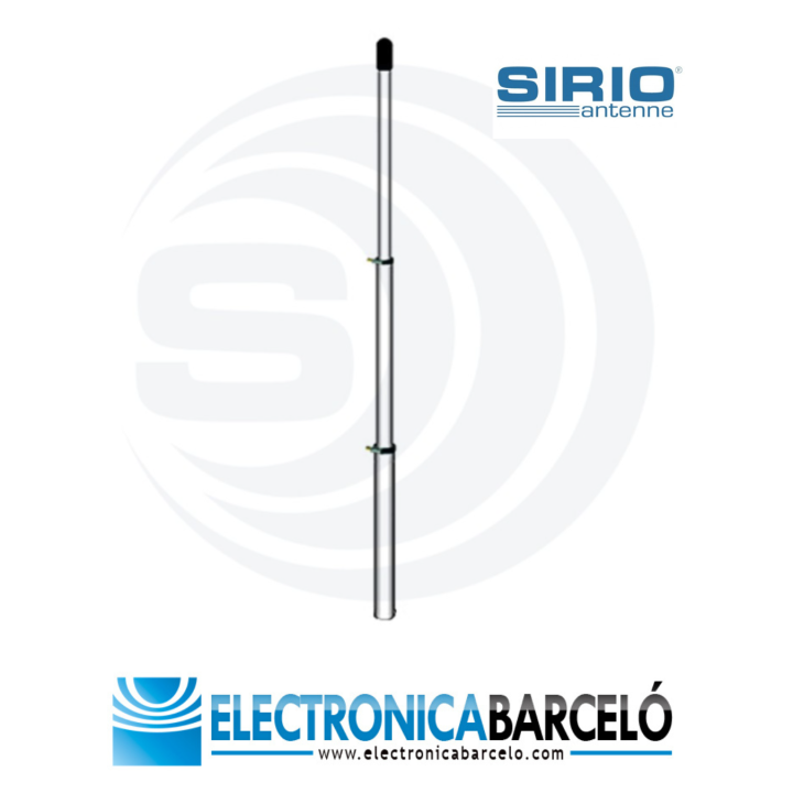 SIRIO GT-GAIN MASTER 5/8 Grupo de 3 tramos telescópicos en fibra de vidrio GAIN MASTER 5/8.
