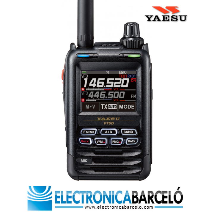 Yaesu FT5DE Walkie digital doble banda FT-5DE