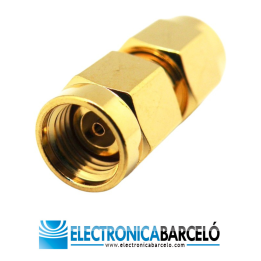 Adaptador SMA-R Macho / SMA-R Macho