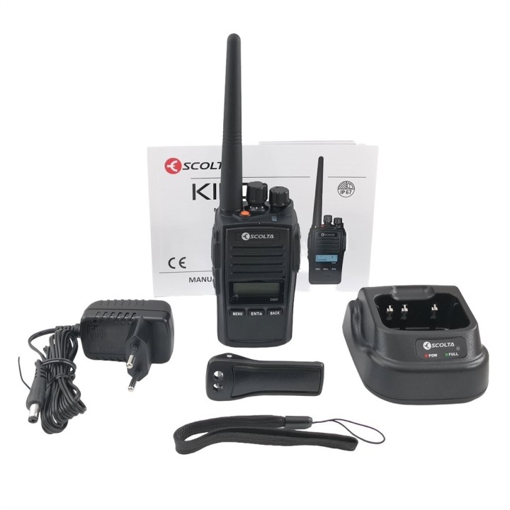 Transceptor portátil ESCOLTA KILO UHF DMR/analógico