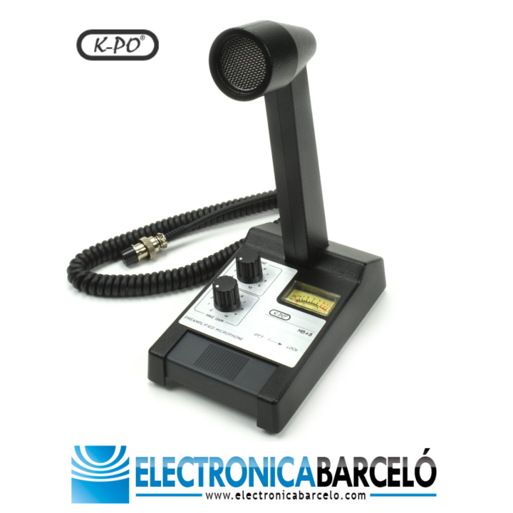K-PO MB+5 P4 Micrófono de CB de 4 pins para Super Star 3900, Jopix, President, Alan, Uniden