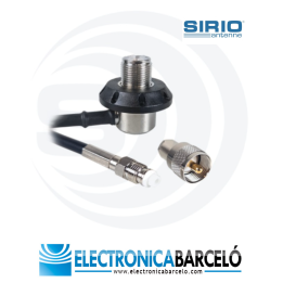 SIRIO HP-AC/U Base de instalación acodada PL para vehículos
