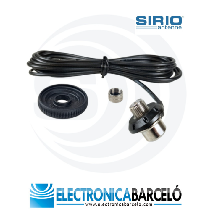 SIRIO HP-AC/U Base de instalación acodada PL para vehículos