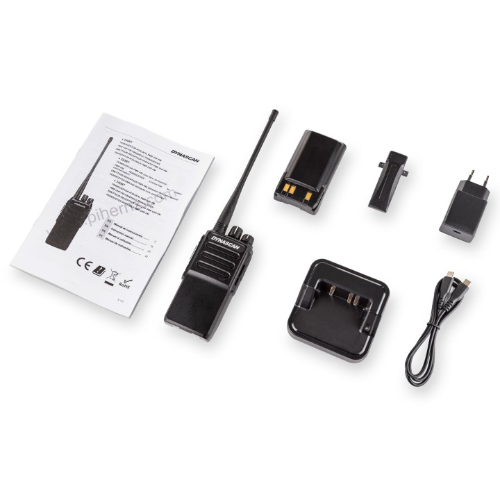 Dynascan 220BT Walkie-talkie PMR-446 con BT