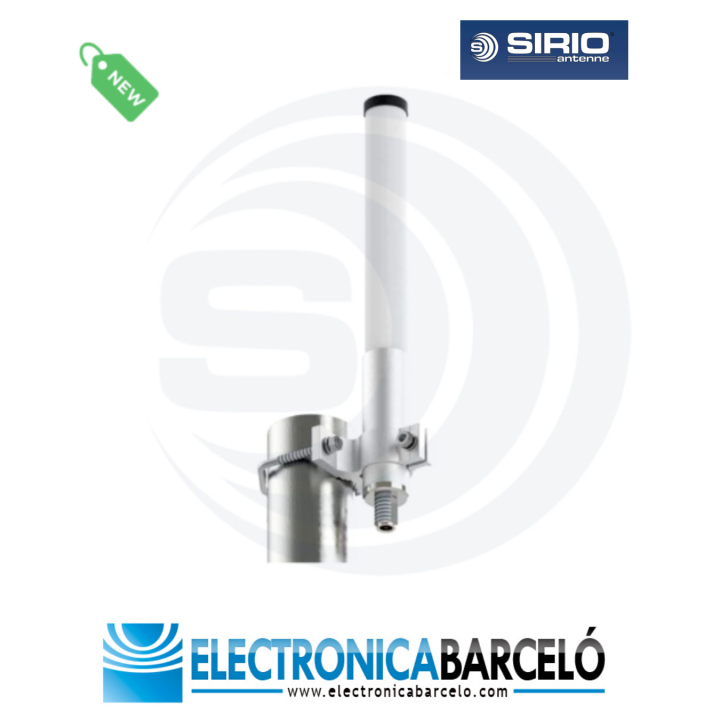 SIRIO SO 5G (NH) Antena omnidireccional de banda ancha. Cubre todo el rango de frecuencias 5G
