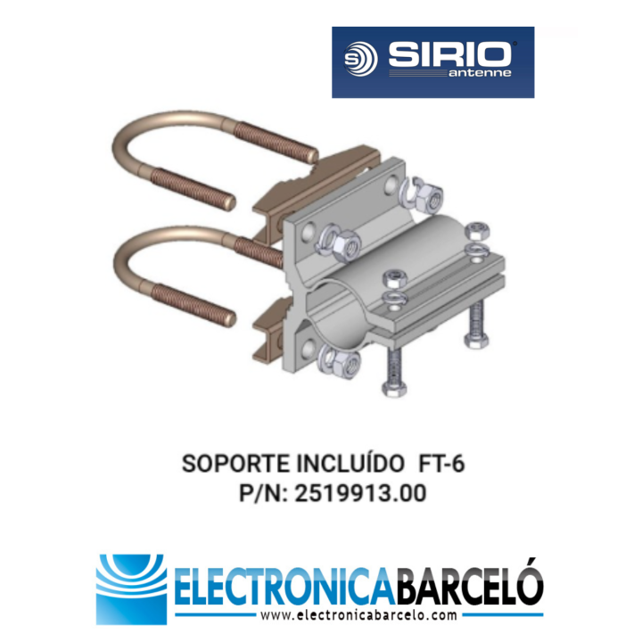SIRIO WY155-2N Antena direccional 2 elementos YAGI VHF 155-175 MHz sin necesidad de calibración