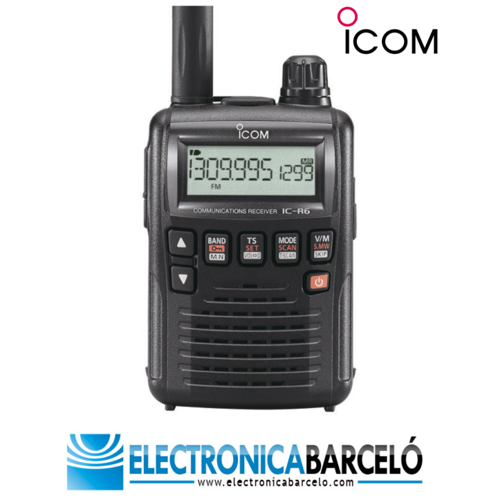 ICOM IC-R6 RECEPTOR PORTATIL