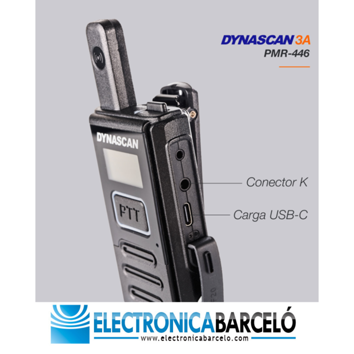Dynascan 3A – Walkie Talkie Profesional PMR-446