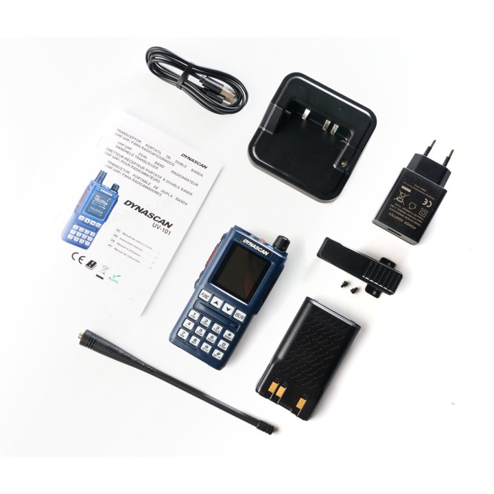 Dynascan UV-101 Walkie doble banda radioaficionado