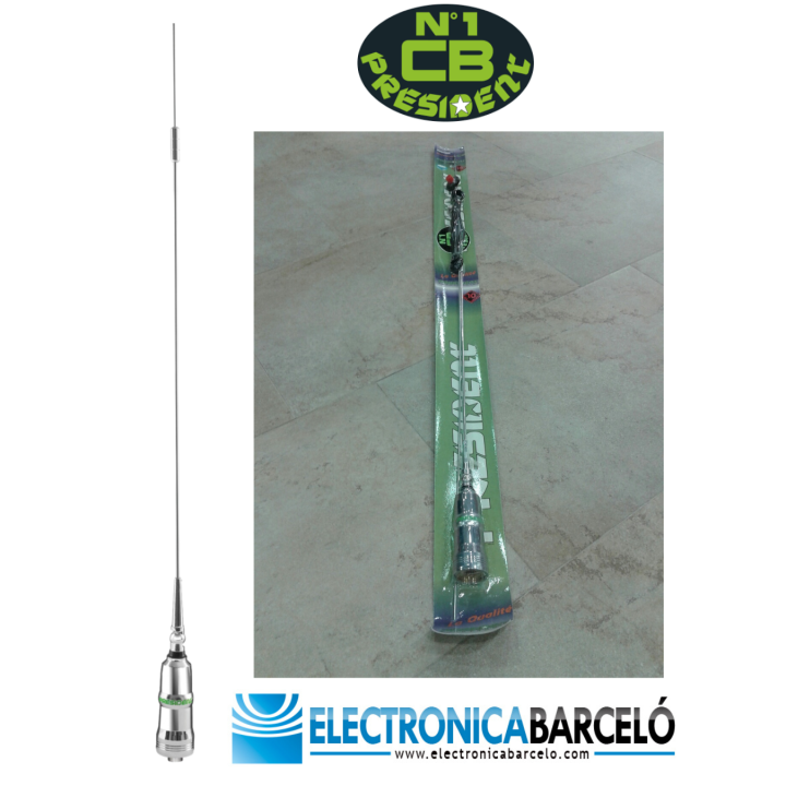 PRESIDENT TEXAS 1800 POWER ANTENA CB 27 MHZ