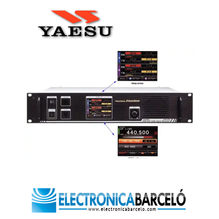 YAESU DR2XE REPETIDOR VHF/UHF DIGITAL/ANALOGICO