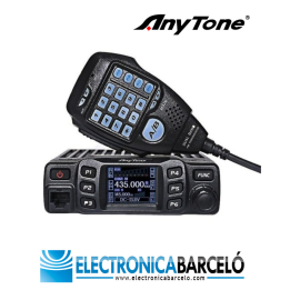 ANYTONE AT-778UV TRANSCEPTOR DOBLE BANDA VHF/UHF CON 25 W 200 MEMORIAS