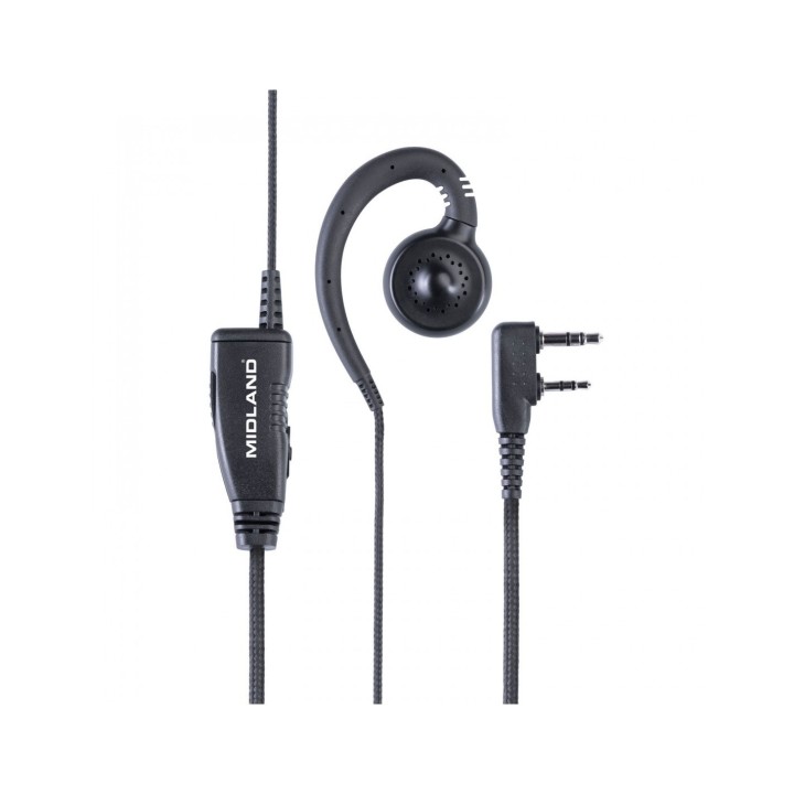 MIDLAND MA29-LK Microauricular tipo C-Ring, 2 pin Kenwood con PTT