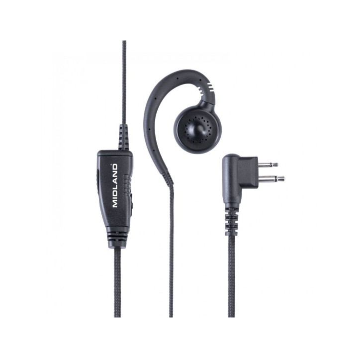 MIDLAND MA29-M Microauricular de alta sensibilidad con filtro antirruido y altavoz HD