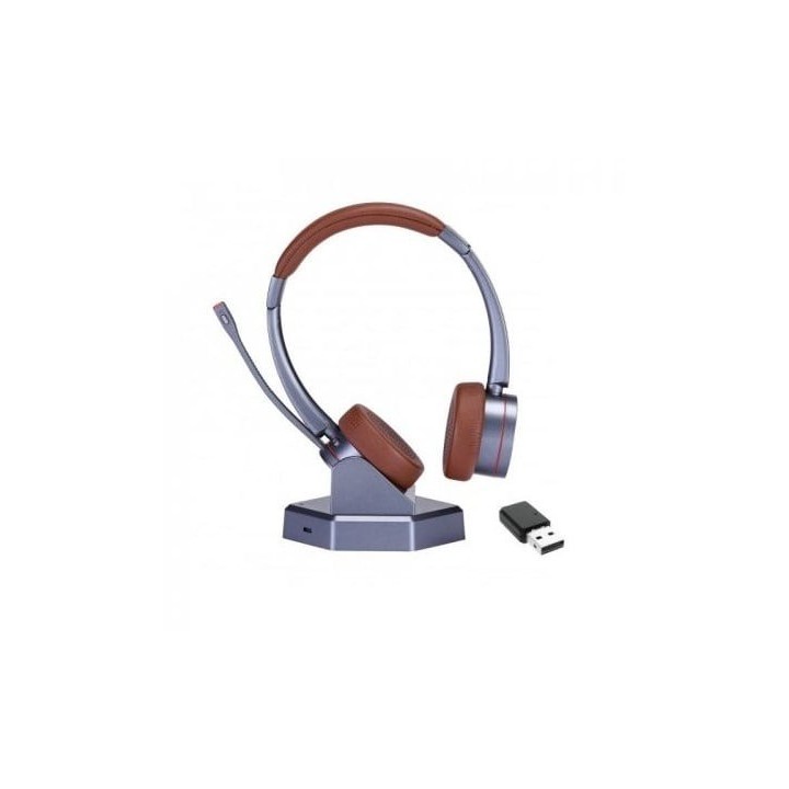 Cleyver Nomad NW35 UCB DUO Marron-plata Auricular Bluetooth y US