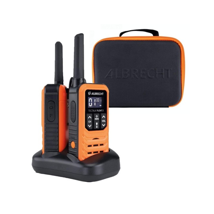 Albrecht Tectalk Float 2 – Walkie Talkie PMR446 IP67 Resistente al agua