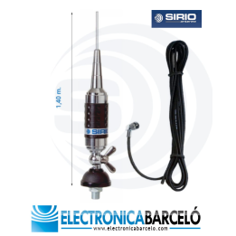 Antena SIRIO SUPER CARBONIUM 27 para CB 27 MHZ