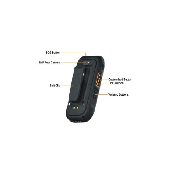 RugGear RG360 Smartphone compacto PUSH-TO-TALK