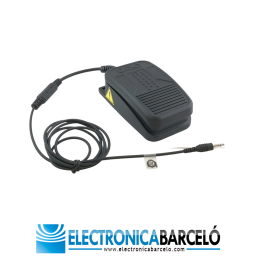 Pedal PTT de aluminio con conector 3.5 mm.