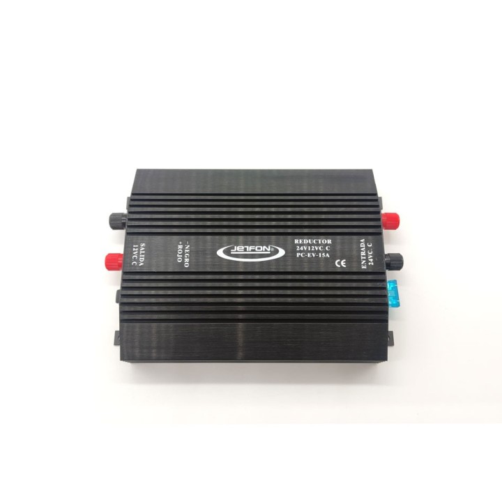 REDUCTOR DE TENSION PC-EV-15 A 15 AMPERIOS (CONVERTIDOR DE 24 A 12 VCC)