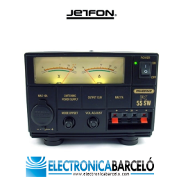 Fuente de alimentación JETFON PC-55 SW 50 / 55 Amp regulable