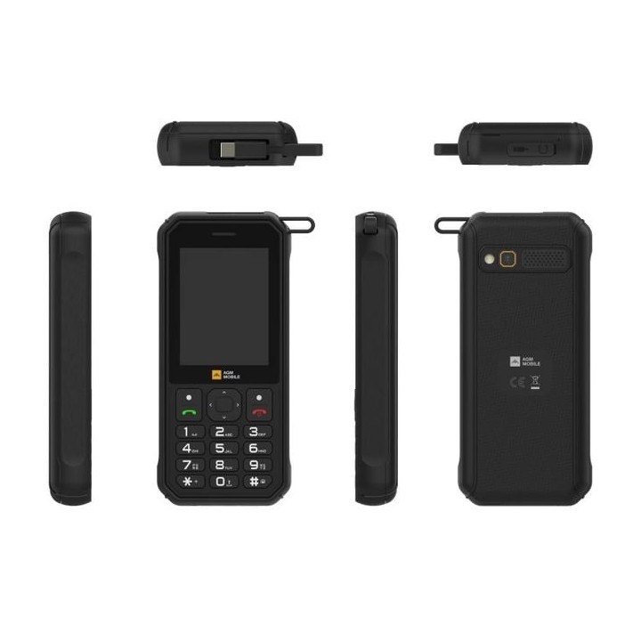 AGM M11 Feature Rugged Phone 4G con Power Bank- Hostpot WIFI-Radio FM – IP68&IP69K